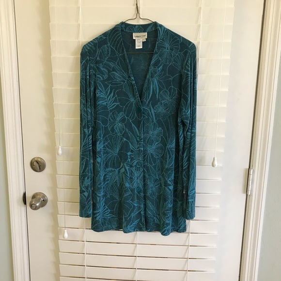 Coldwater Creek Long Knit Jacket - Picture 6 of 7